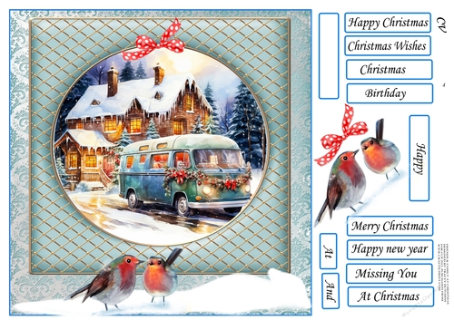 FRIENDS & FAMILY CAMPERVAN AT CHRISTMAS 4