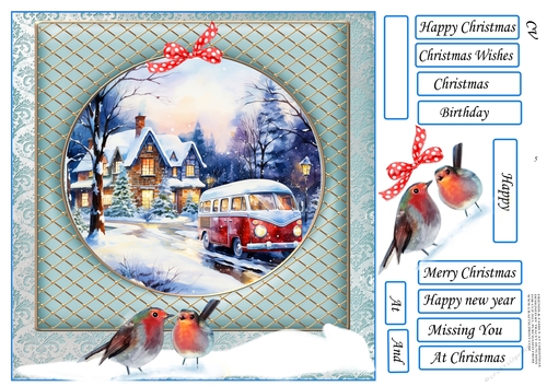 FRIENDS & FAMILY CAMPERVAN AT CHRISTMAS 5