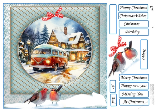 FRIENDS & FAMILY CAMPERVAN AT CHRISTMAS 6