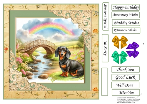 SHAGGY DOGS V2 DACHSHUND