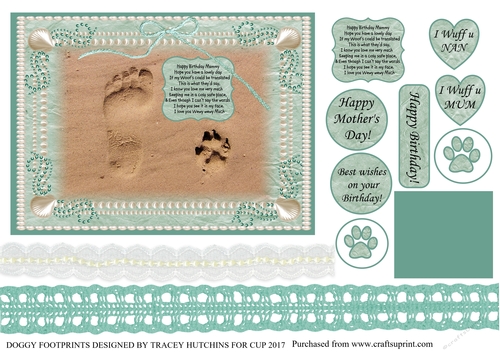 DOGGY MUMMY CARD FROM THE DOG GREAT DOGGY VERSE