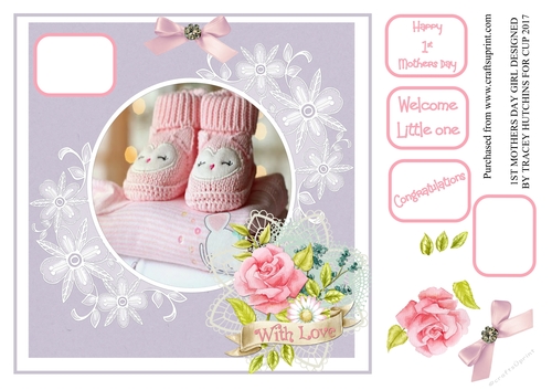 NEW BABY GIRL FIRST MOTHERS DAY