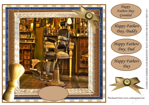 FATHERS DAY BARBERS CHAIR