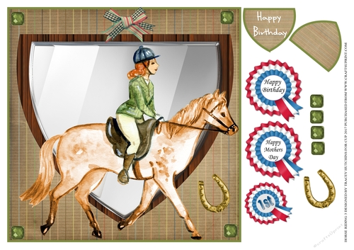 HORSE RIDING 3 BIRTHDAY & OTHER SENTIMENTS