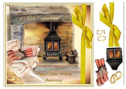 GOLDEN WEDDING ANNIVERSARY COSY CONTENTMENT 2