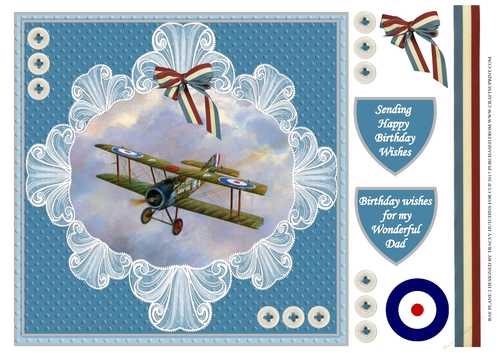 RAF PLANE 2 BIRTHDAY