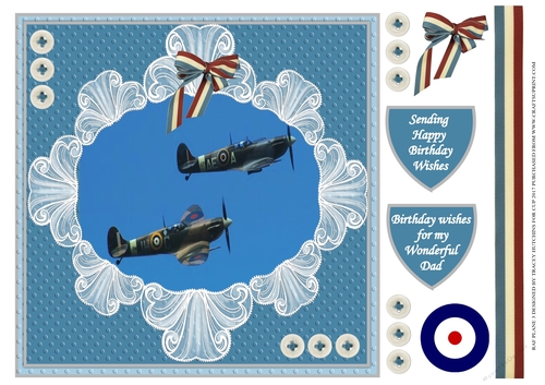 RAF PLANE 3 BIRTHDAY