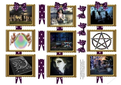 PAGAN SPIRITUAL TOPPERS X 3 ANY OCCASION UNISEX