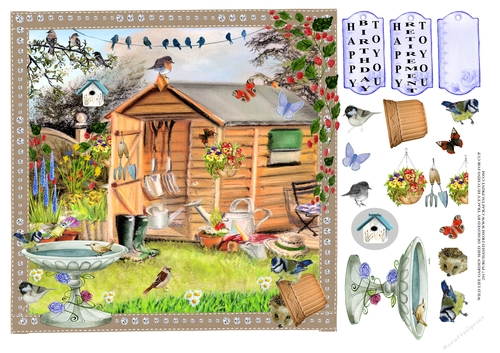 WILDLIFE GARDEN SHED