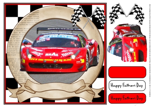 FORMULA 1 CAR FATHERS DAY