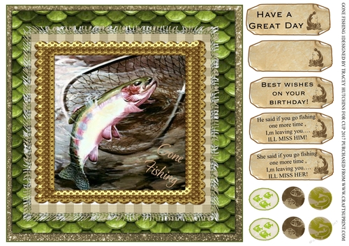 GONE FISHING 1 BIRTHDAY AND OTHER SENTIMENTS