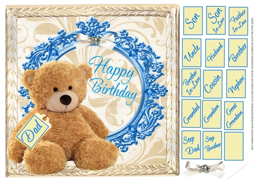 TEDDY MALE RELATIVES BIRTHDAY