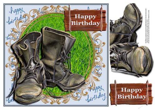 WORK - GARDEN BOOTS BIRTHDAY