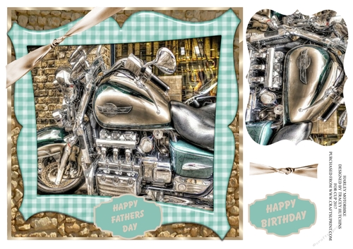 HARLEY MOTORBIKE BIRTHDAY /FATHERS DAY 
