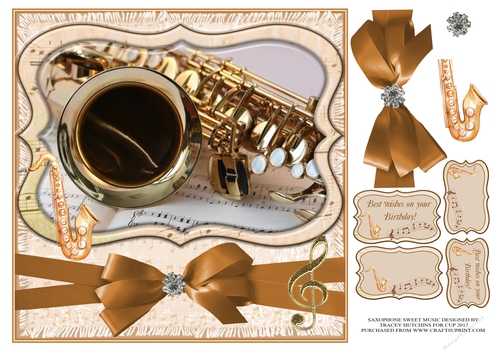 SAXOPHONE SWEET MUSIC BIRTHDAY UNISEX