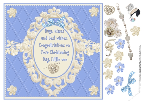 CHRISTENING BOY FAB SENTIMENT/VERSE