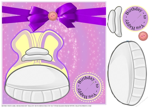 RETRO SNEAKER TEEN GIRL BIRTHDAY