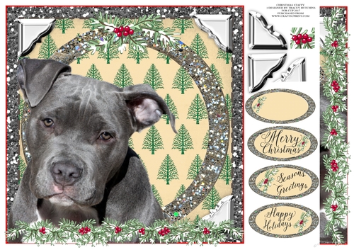 CHRISTMAS STAFFY- VARIOUS SENTIMENTS