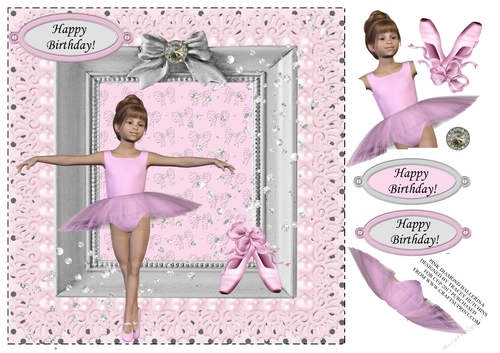 PINK DIAMONDS BALLERINA BIRTHDAY