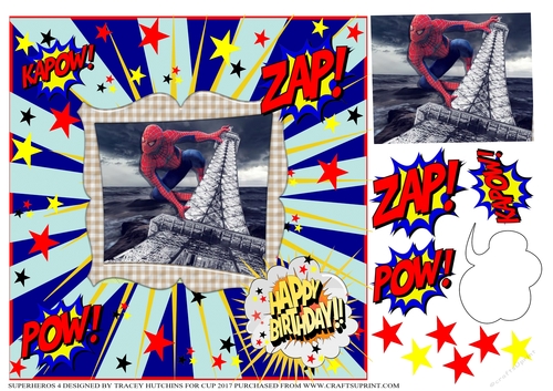 SUPERHEROES 4 BIRTHDAY