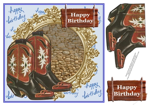 BOOTS STONE BIRTHDAY MALE