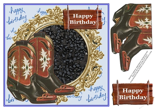 BOOTS TARMAC BIRTHDAY MALE