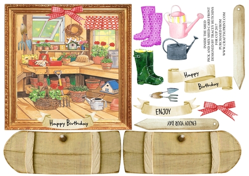 INSIDE THE SHED PICK AND MIX SHEET UNISEX MULTI USE 6x6