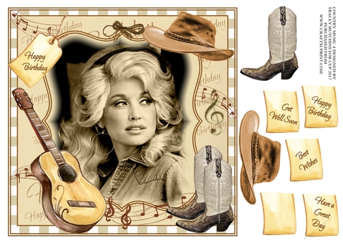 COUNTRY MUSIC 4 UNISEX DOLLY PARTON