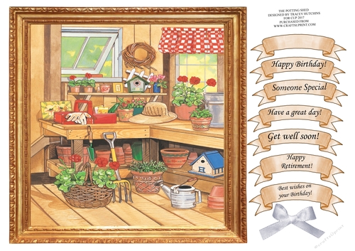 THE POTTING SHED RETIREMENT BIRTHDAY AND OTHER MULTIPLE SENTIMENTS