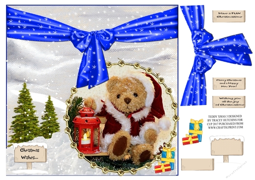 KIDDIES CHRISTMAS TEDDY 