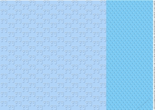 BABY FEET & DOTS 3 COORDINATING FAUX EMBOSSED SHEET