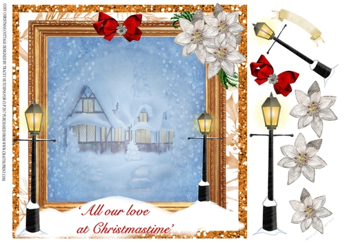 COSY CHRISTMAS COTTAGE 8X8
