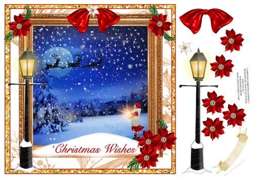 8x8 LAMPLIGHT CHRISTMAS WISHES 2