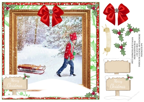 8x8 CHRISTMAS SLEDGING
