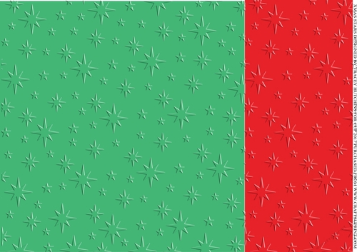CHRISTMAS STARS COORDINATING FAUX EMBOSSED SHEET