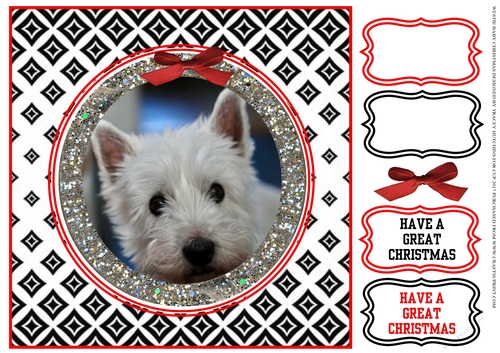 CHRISTMAS WISHES WESTIE BABY 2