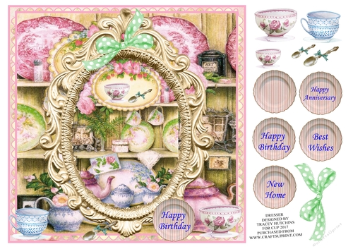 DRESSER MULTI SENTIMENT NEW HOME BIRTHDAY ANNIVERSARY BEST WISHES