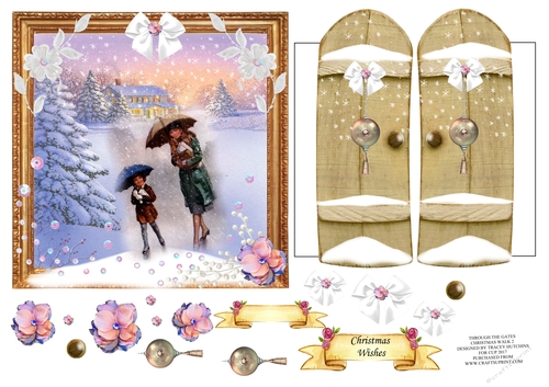 6x6 THROUGH GARDEN GATES CHRISTMAS WALK 2