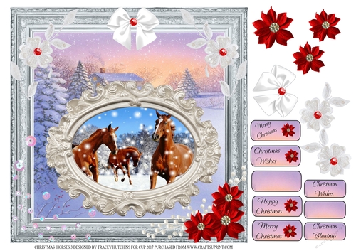 CHRISTMAS HORSES 3