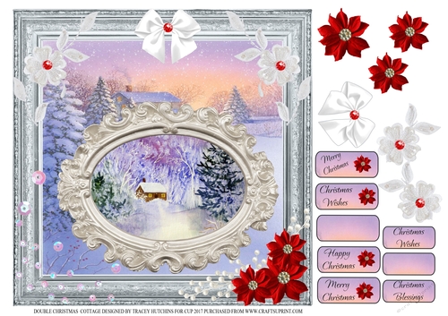 CHRISTMAS DOUBLE COTTAGES 1