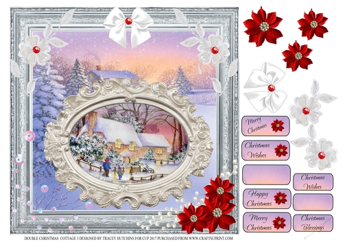 CHRISTMAS DOUBLE COTTAGES 3