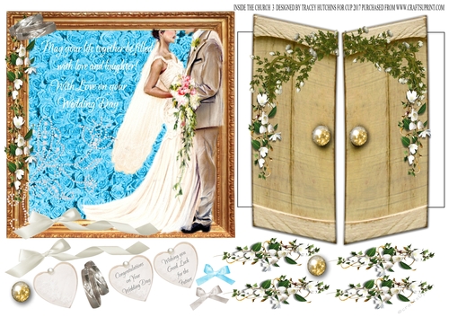 THROUGH THE CHURCH GATES DOORS 6X6 WEDDING 3