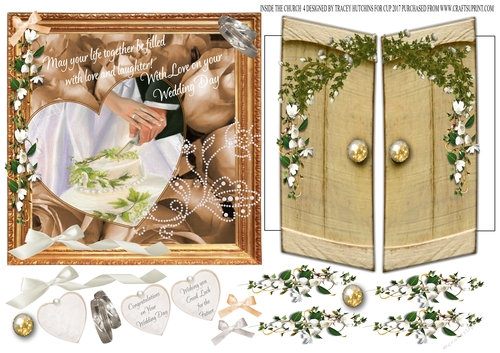 THROUGH THE CHURCH  GATES DOORS  6X6 WEDDING 4