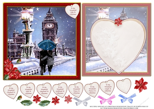 6X6 WIFE,HUSBAND,GIRL/BOY FRIEND,FIANCE/EE,COUPLE, COUPLES FIRST CHRISTMAS 
