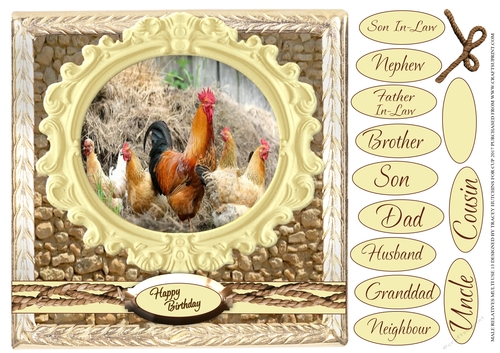 MALE RELATIVES MULTI SENTIMENT LOTS OF CATEGORIES 13 CHICKEN