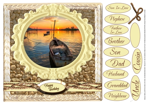 MALE RELATIVES MULTI SENTIMENT LOTS OF CATEGORIES 15 BOAT