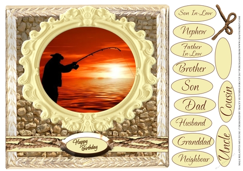 MALE RELATIVES MULTI SENTIMENT LOTS OF CATEGORIES 17 FISHING