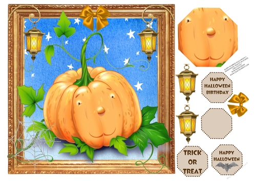 HAPPY PUMPKIN HALLOWEEN BIRTHDAY /HALLOWEEN