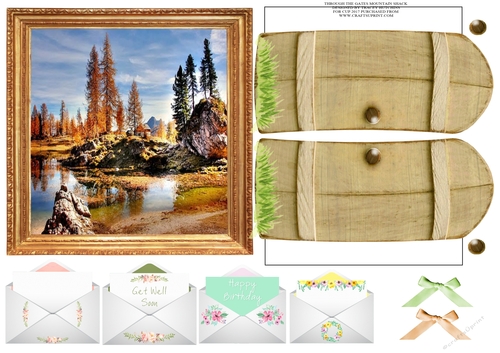 THROUGH THE GATES  MULTI USE UNISEX 6x6 MOUNTAIN SHACK
