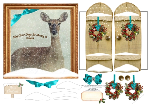 THROUGH THE GATES  6x6 SNOWY CHRISTMAS 2
